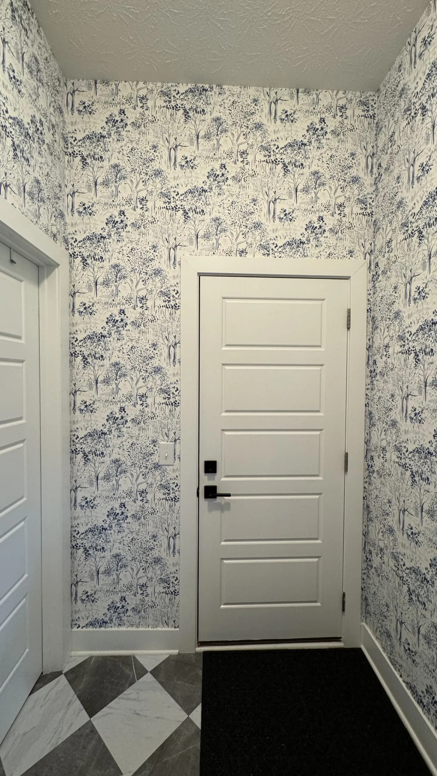 Luxury wallpaper installation